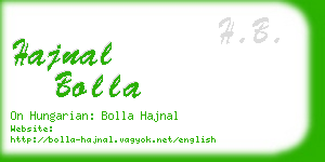 hajnal bolla business card